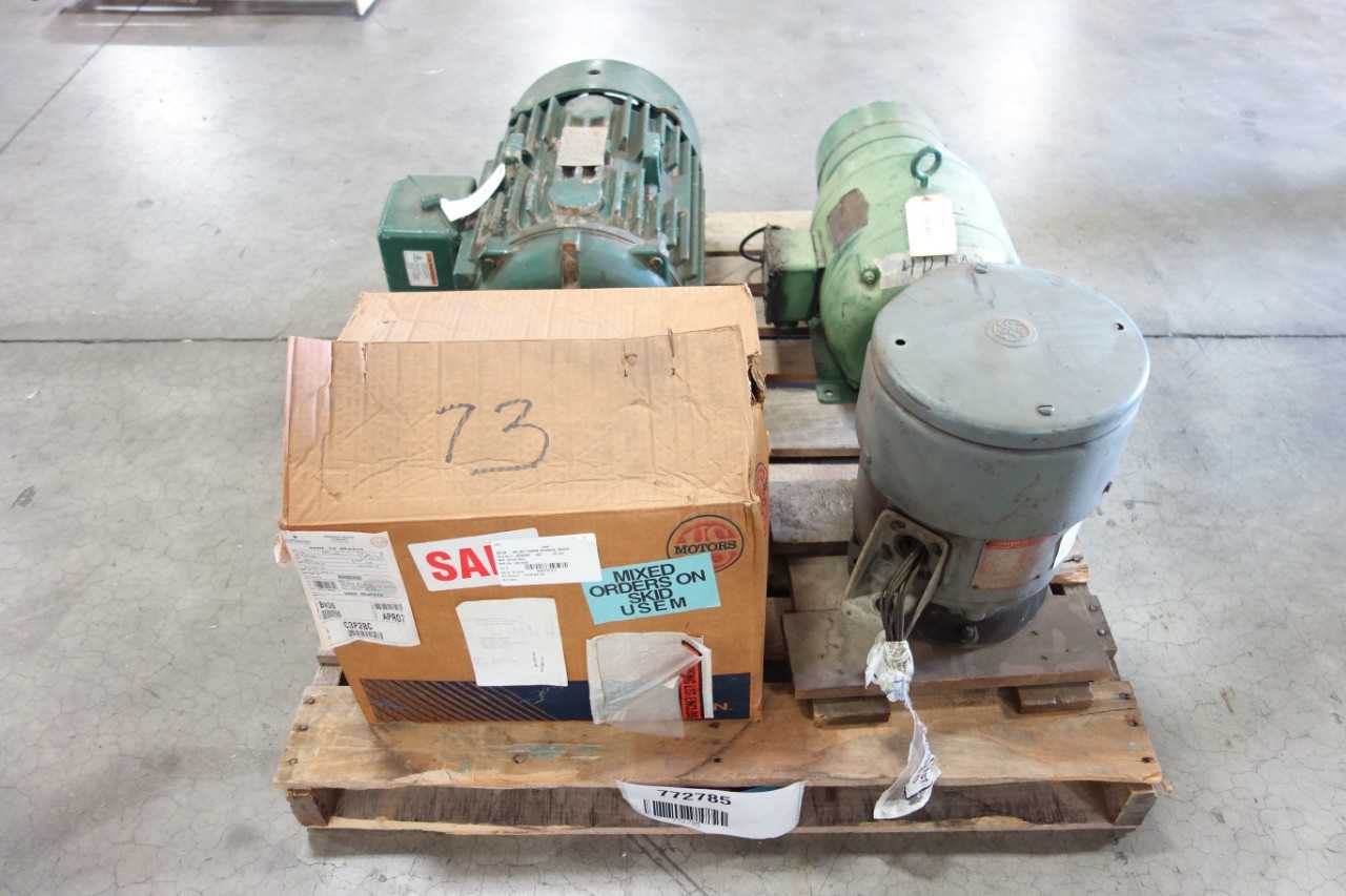 LOT OF ASSORTED MOTOR - ELECTRIC MOTORS