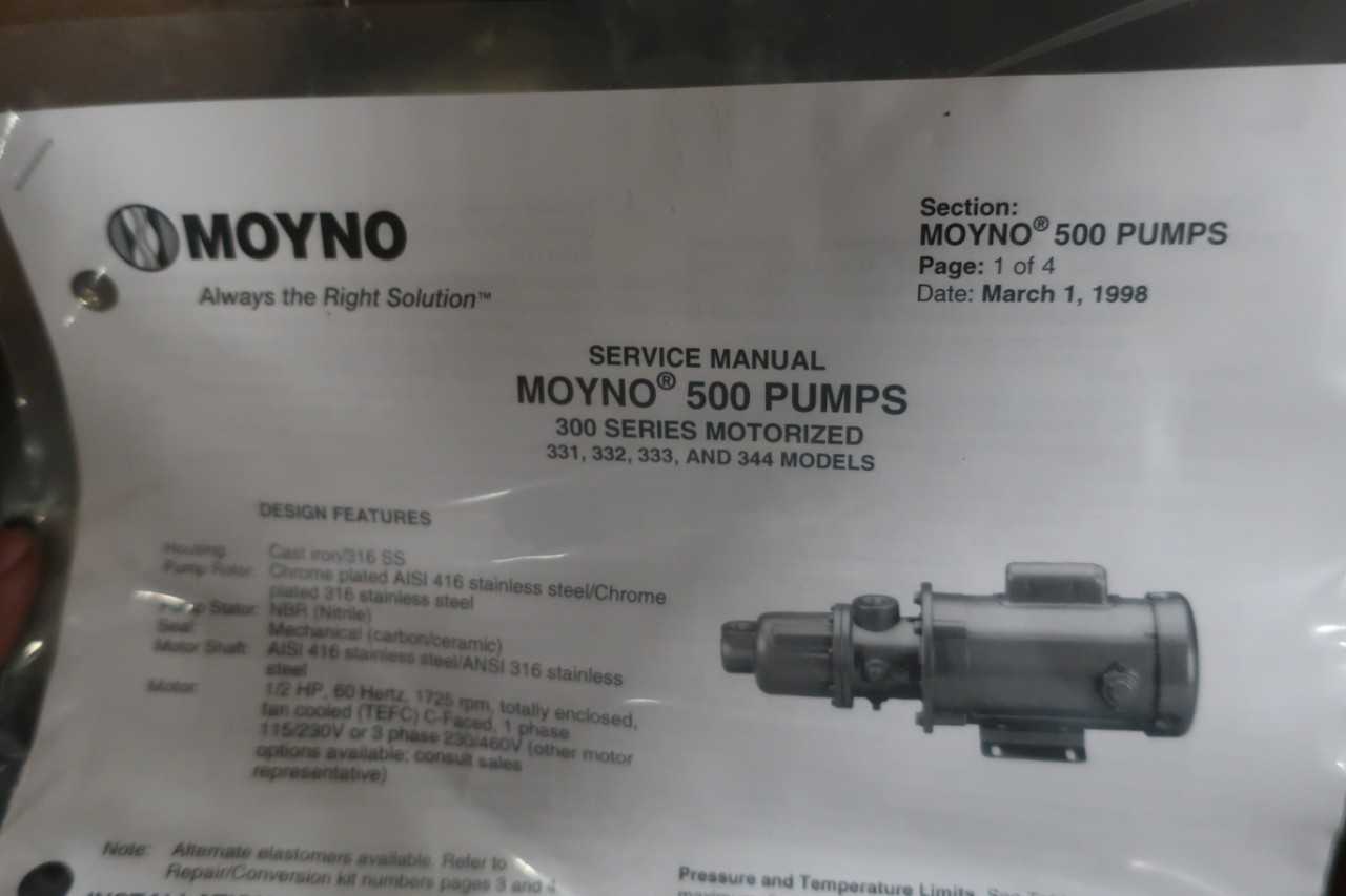 LOT OF 2 MOYNO PROGRESSIVE CAVITY PUMPS 3913445900 - CAVITY PUMP