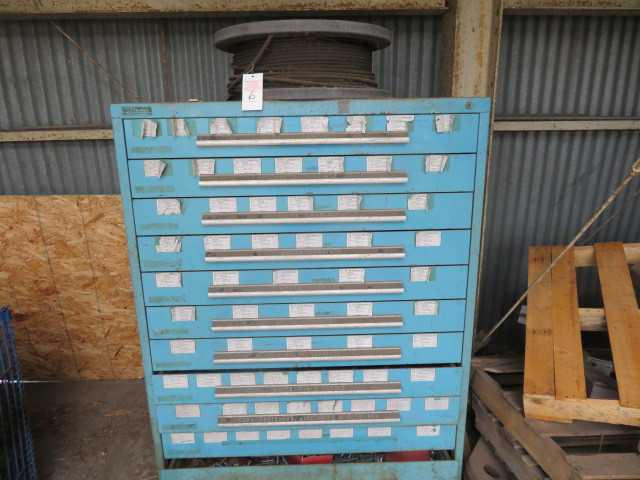 (11) Drawer Cabinet with contents - MISCELLANEOUS