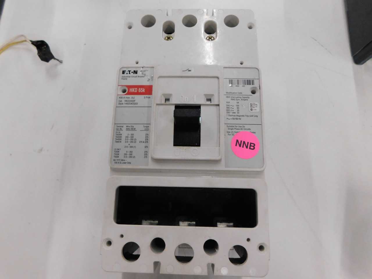 Lot of Quantity 1x HKD3400F MCCB/Molded Case Circuit Breaker - CIRCUIT BREAKERS