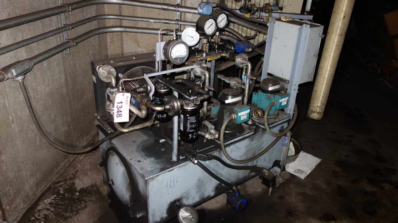 HYDRAULIC LUBRICATION SKID WITH 2 PUMPS 230/460V - PUMPS