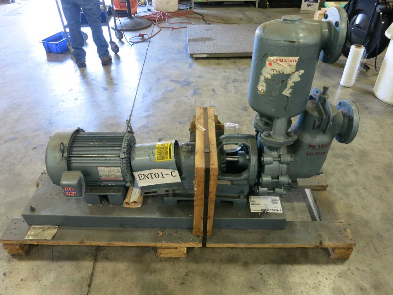 LABOUR 20-DPL SELF-PRIMING CENTRIFUGAL PUMP 3X3-9.375 150GPM 7.5HP - CENTRIFUGAL PUMP