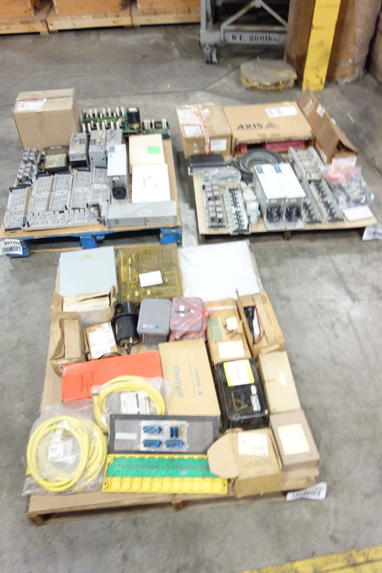 3 PALLETS OF ASSORTED AUTOMATION - INDUSTRIAL PARTS