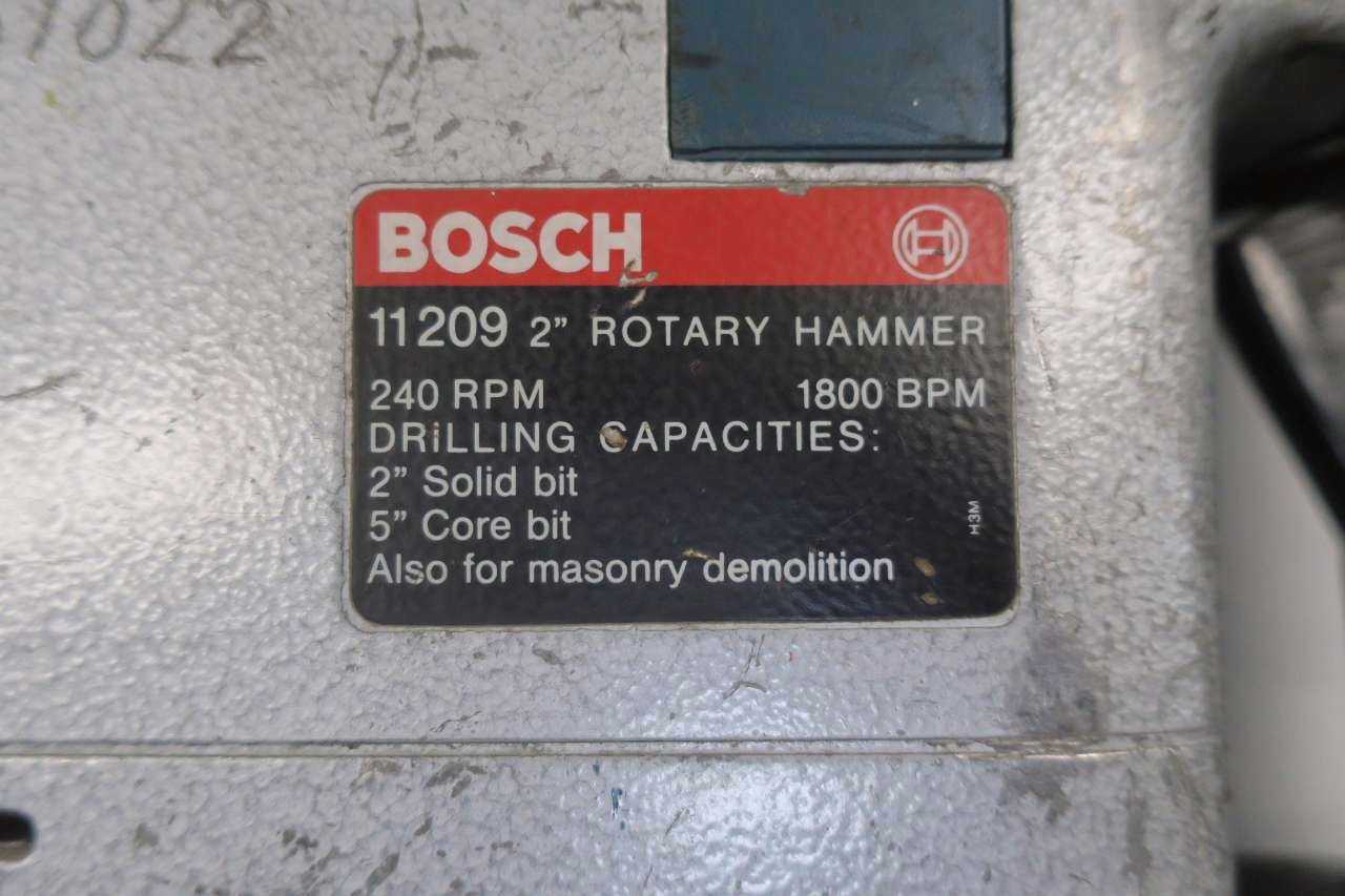 BOSCH 11209 DRILL - MISCELLANEOUS