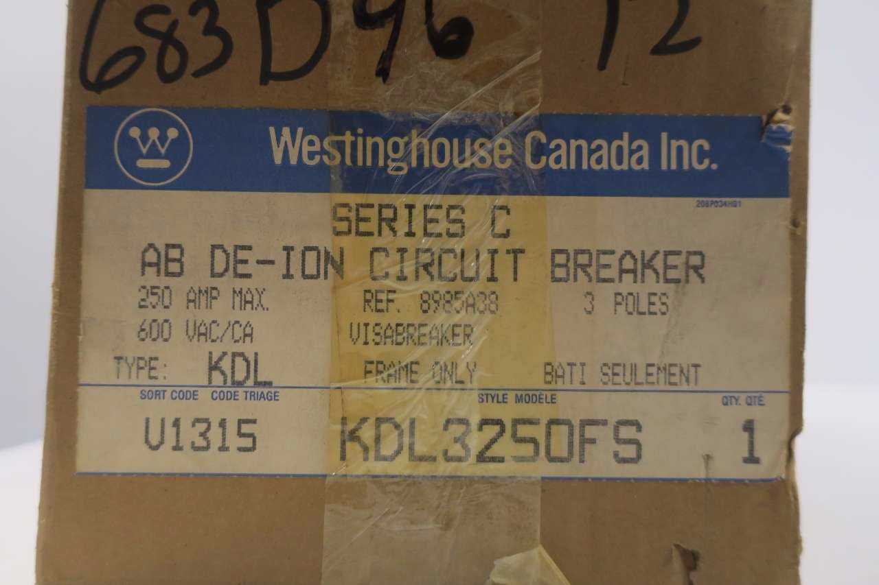 WESTINGHOUSE 250 AMP CIRCUIT BREAKER - MISCELLANEOUS