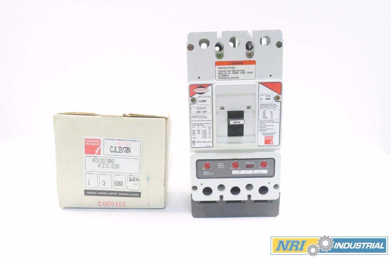 FEDERAL PIONEER CJL3350N 350 AMP CIRCUIT BREAKER - MISCELLANEOUS