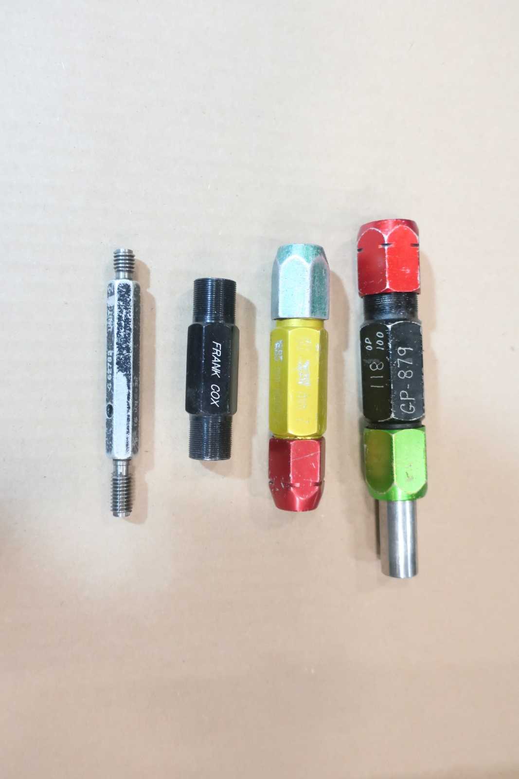 LOT OF ASSORTED THREADED GUAGES AND TAPS- WESTPORT, SOUTHERN GUAGE, VERMONT - INSTRUMENTATION