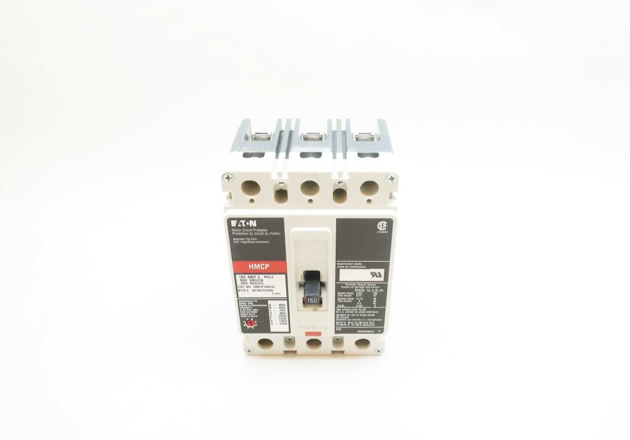 EATON HMCP150T4 3P 150A AMP 600V-AC 250V-DC MOLDED CASE CIRCUIT BREAKER - CIRCUIT BREAKERS