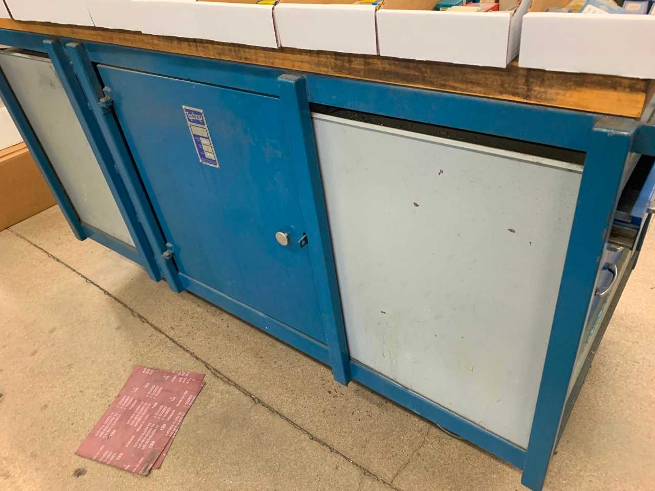 Techno Work Bench with Cabinet and Drawers - TOOL STORAGE