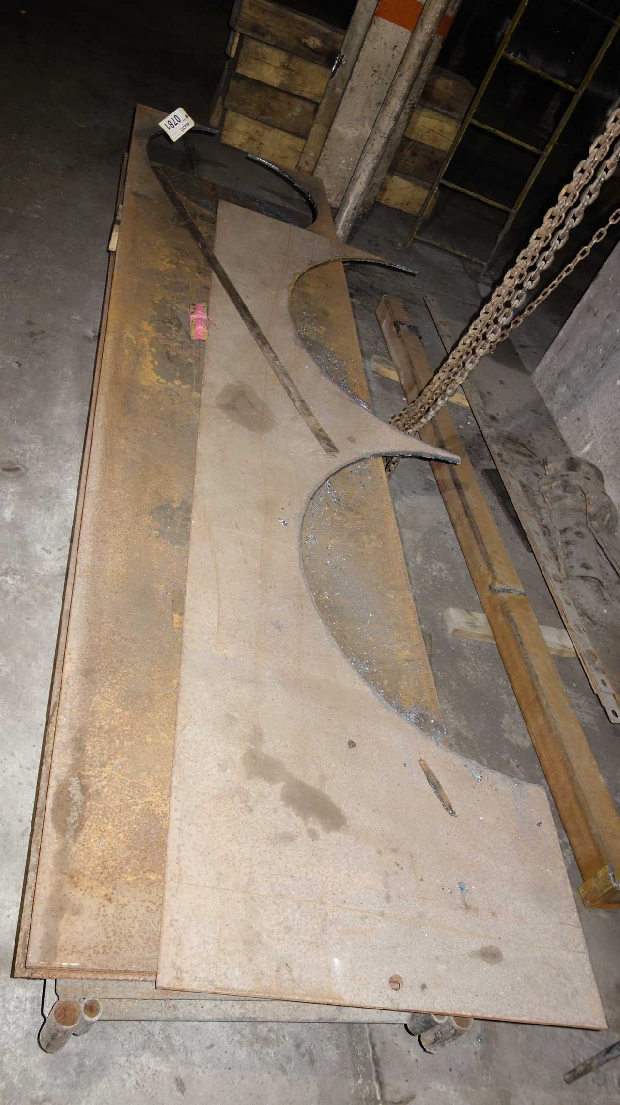 METAL PLATE STOCK, 2X CARTS - MISCELLANEOUS