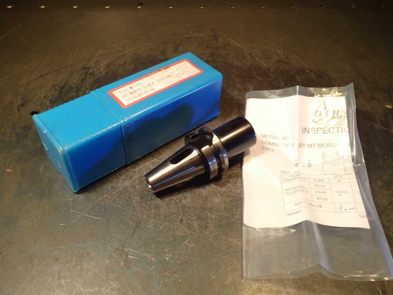 Techniks SYIC-07006 Morse Taper #2 2MT Drill Mill Tool Holder: BT-30 Taper Shank - TOOLING FOR LATHE