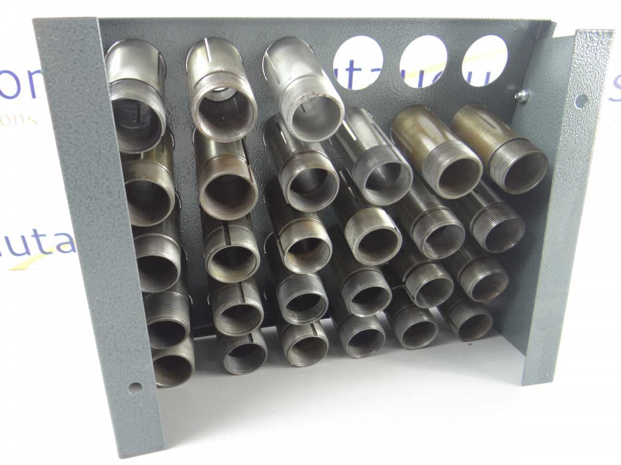 Lot of 27 5C Collets With New 30 Position Rack - MISCELLANEOUS