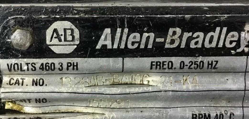 Allen-Bradley 1326AB-B410G-21-K4 /C Bulletin 1326 AC Servo Motor - Used - Bench Tested - In Original Box - SERVO