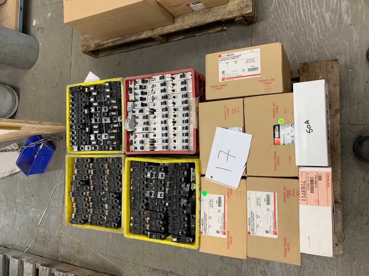 Assorted Federal Pioneer Circuit Breakers - CIRCUIT BREAKERS
