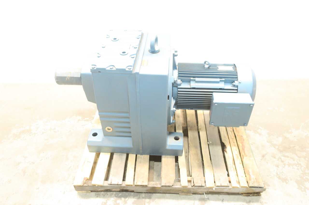 NEW SEW EURODRIVE DFV180L4-KS R167DV180L4-KS 121.8:1 30HP GEAR MOTOR - GEAR REDUCERS
