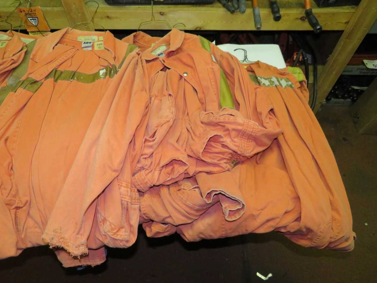 LOT OF 10 ASSORTED FLAME RESISTANT COVERALLS - SAFETY SWITCH