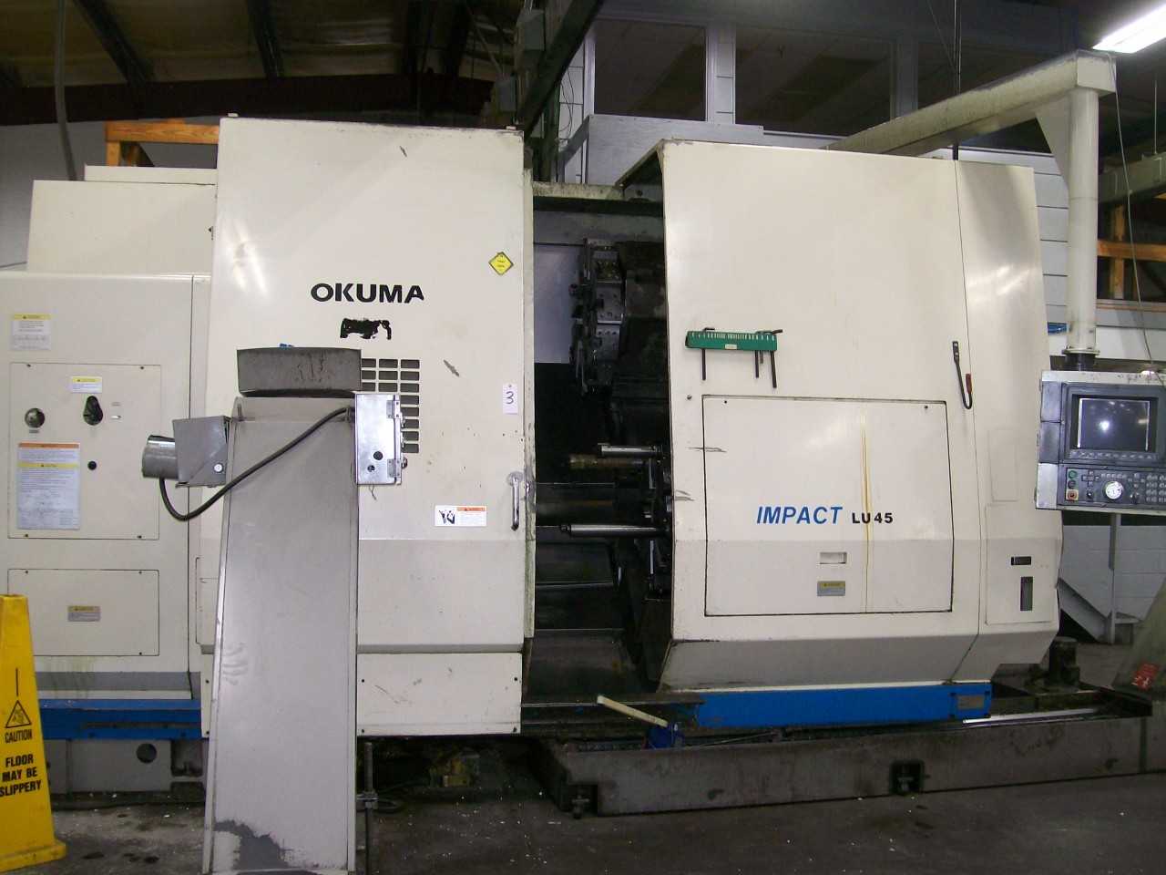 Okuma LU45-2 4-Axis Dual Turret CNC  - MACHINING EQUIPMENT