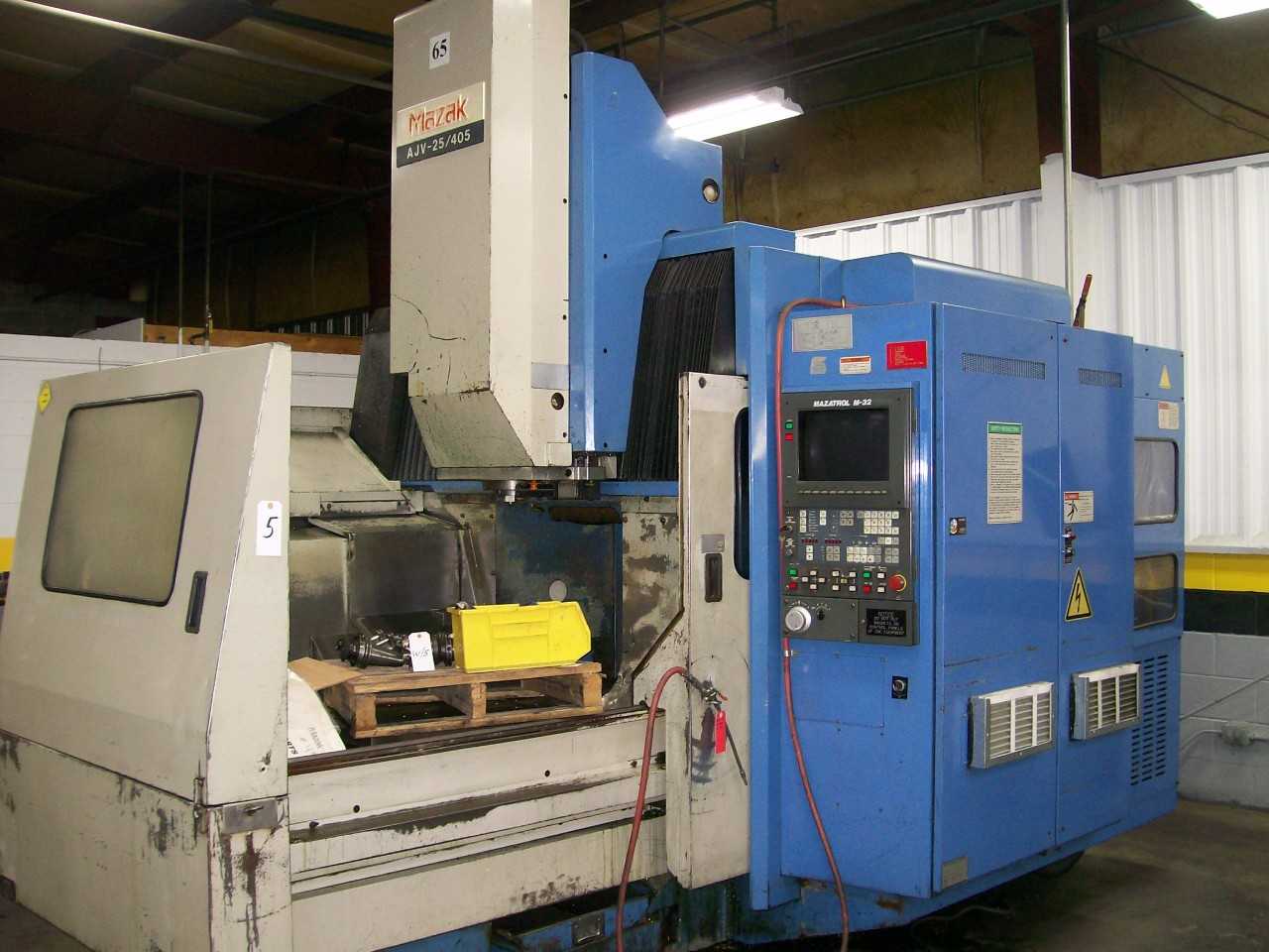 Mazak Mill AJV-25/405 3 Axis CNC Vertical Machining Center, - MACHINING EQUIPMENT