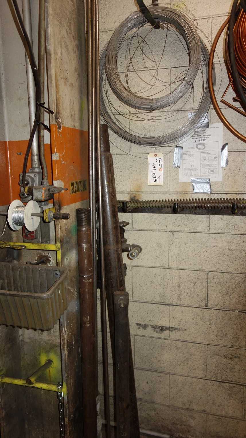 LOT OF ASSORTED WIRE & PIPING - ELECTRICAL COMPONENTS