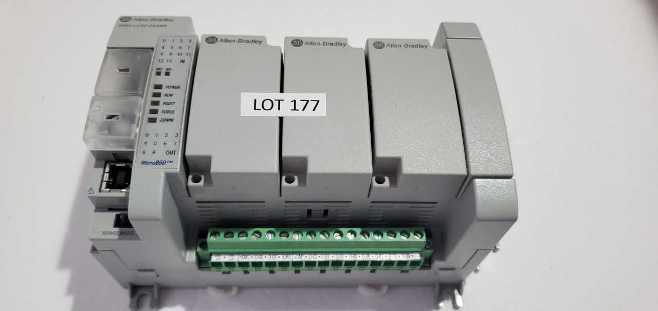 Allen Bradley Micro 850 2080-LC50-24QBB PLC - AUTOMATION & CONTROLS