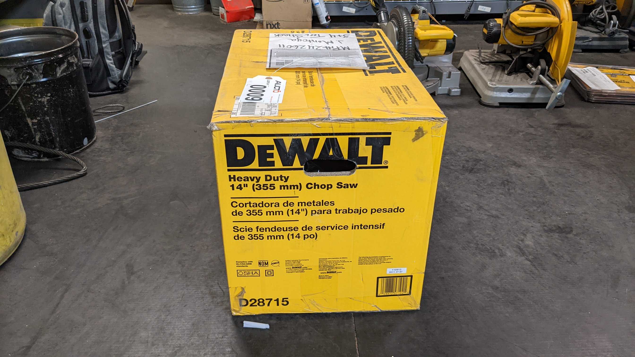 DEWALT CHOP SAW - CIRCULAR SAWS