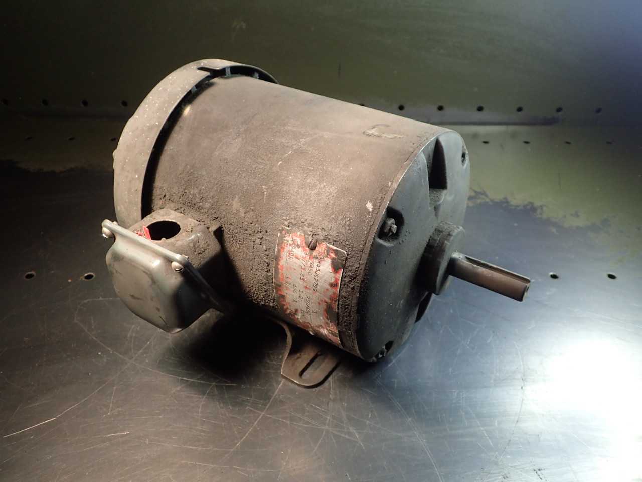 GE 5K43J2799 Electric Motor: 1HP 3450-RPM 230/460V fr. L-56 5/8" Shaft - ELECTRIC MOTORS