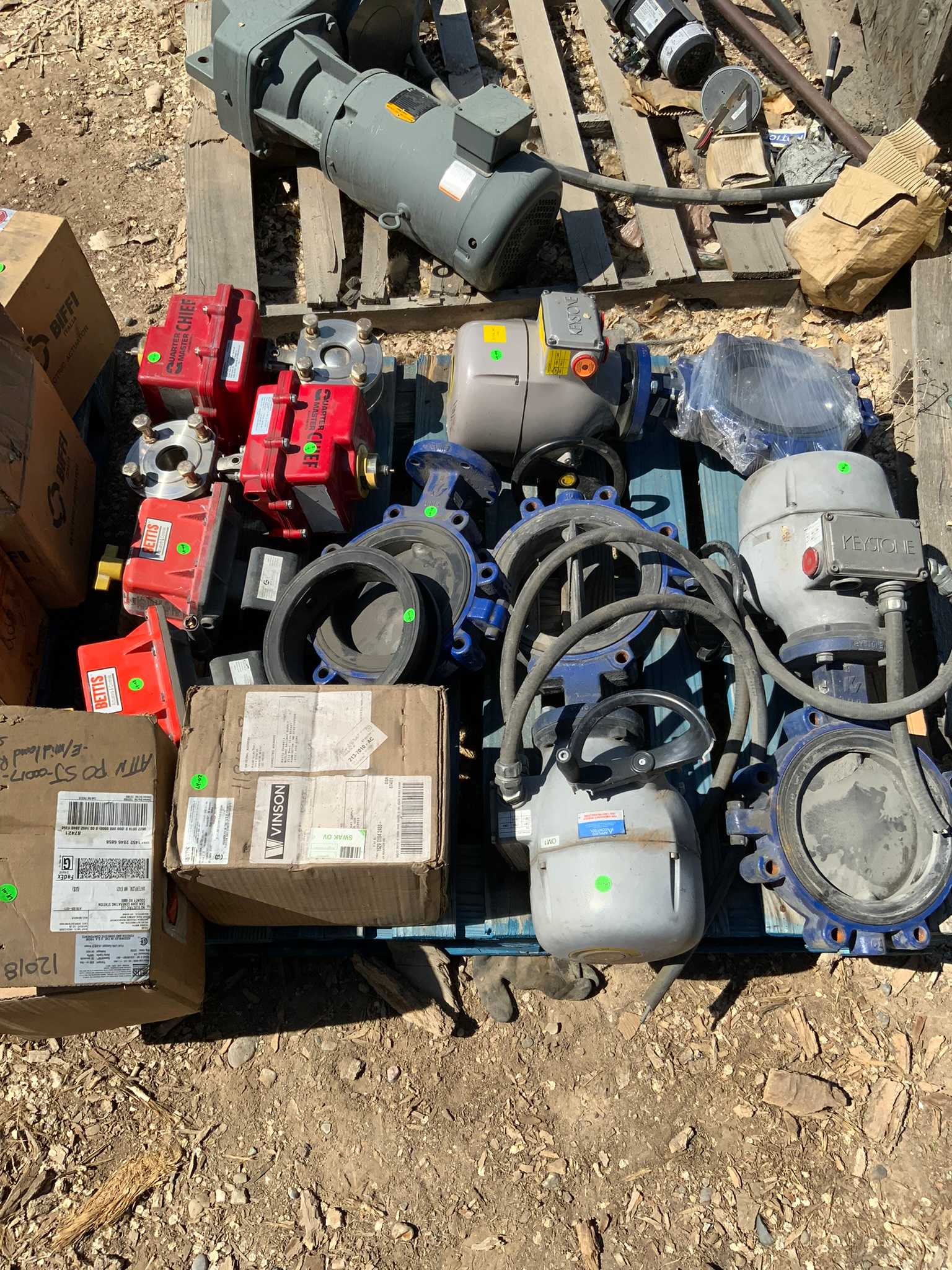 Bulk Lot of New & Used Valves & Actuators - VALVES