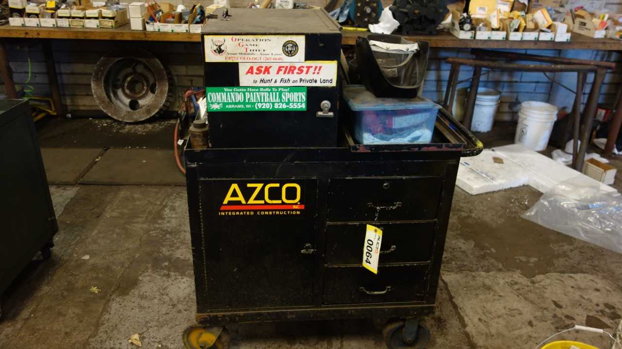 AZCO MOBILE TOOL CABINET STATION - TOOL STORAGE