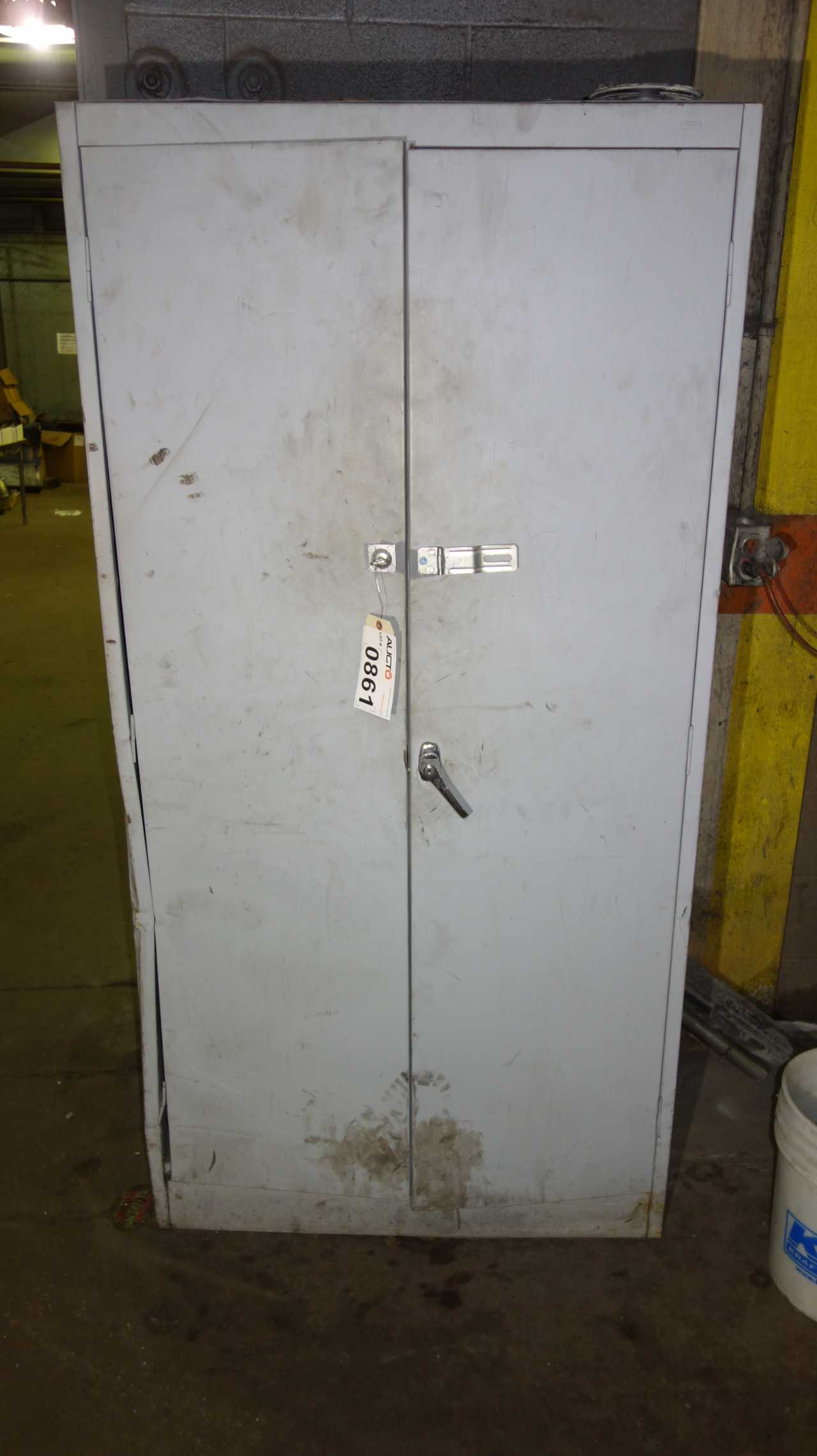 CABINET WITH CONTENTS - CLEANING SUPPLIES - MISCELLANEOUS