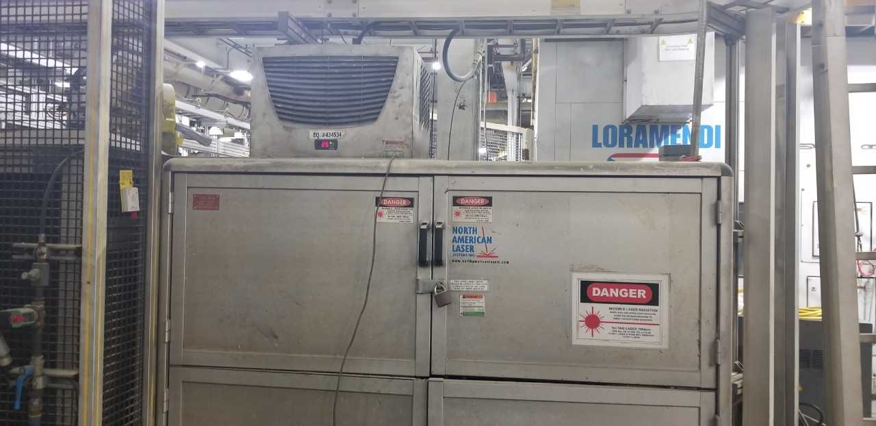 Fanuc YAG Laser 1064nM 100W max CW; 63.7 kw; 170 ns pulse class 1 laser system with embedded class 4 laser - Model C100YC, Year: 2012, Good Condition - Asset is regulated for export purposes.  120"L x 48" W x 96" H (approx 600 lbs) - MACHINING ACCESSORIES & TOOLING