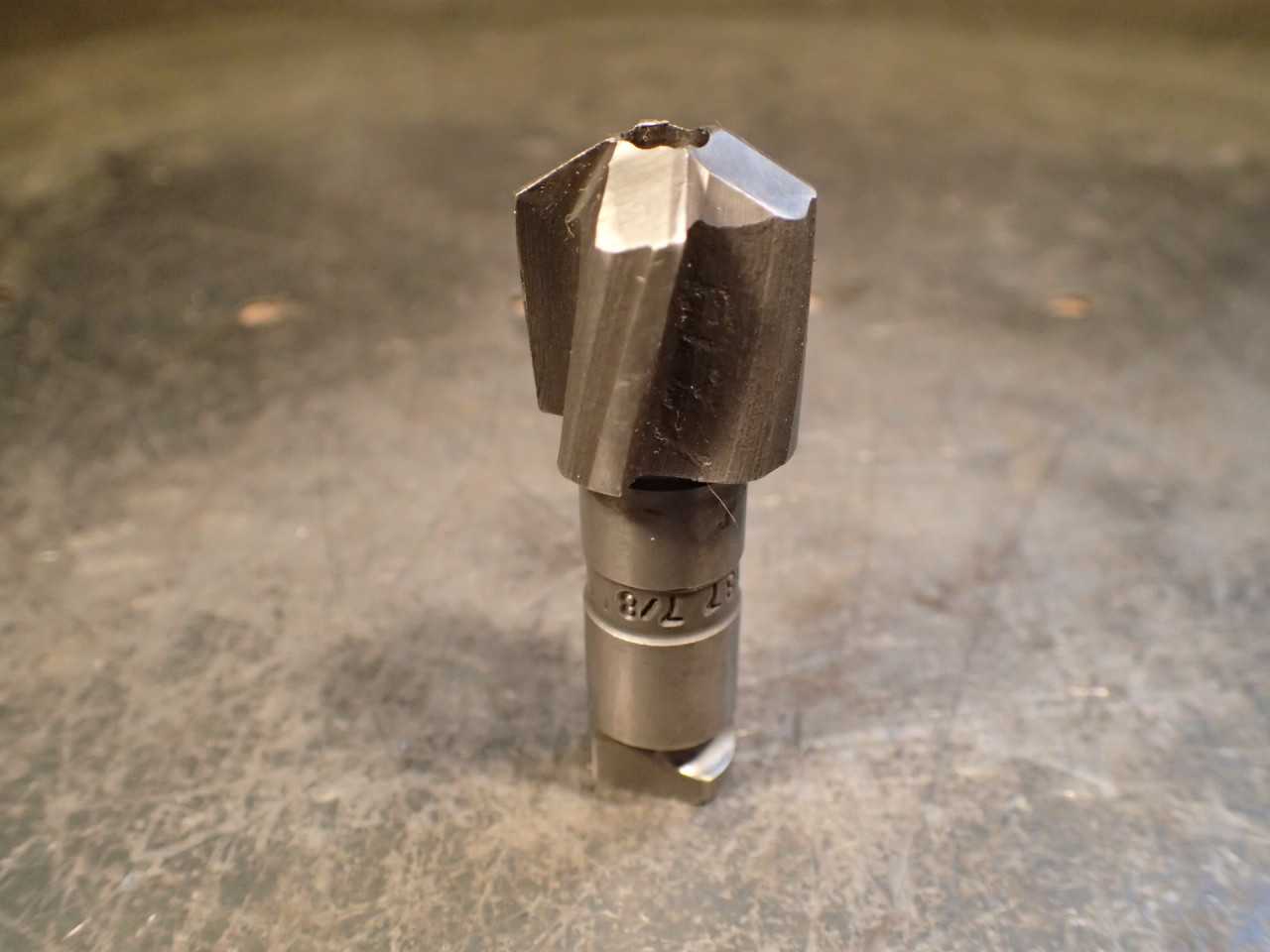 Metcut 7/8" .875" x 120 Degree HSS Countersink: 7/8" Straight #1 Pin Drive Shank - HOLEMAKING TOOLS