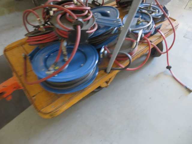 Air Hose Coil Reel (lot)-9 - MISCELLANEOUS