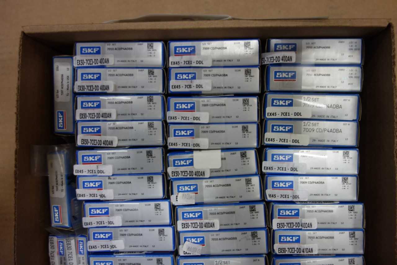 LOT OF ASSORTED SKF SUPER- PRECISION BEARINGS - BEARINGS