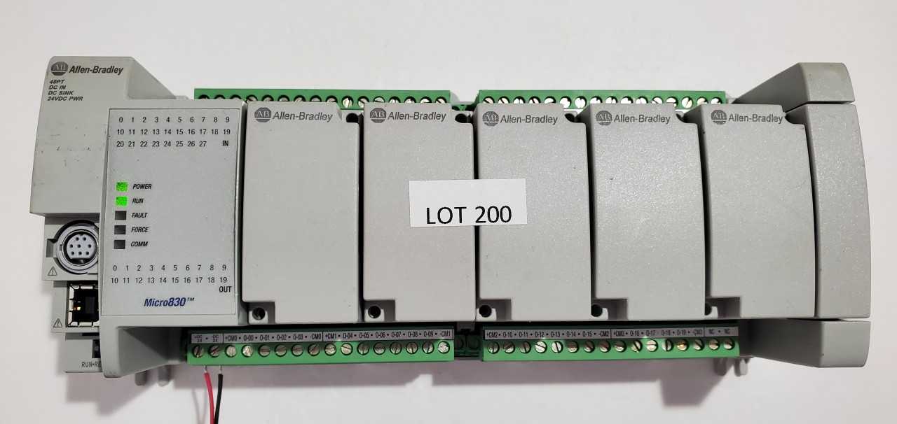 Allen Bradley Micro 830 2080-LC30-48QVB PLC - AUTOMATION & CONTROLS