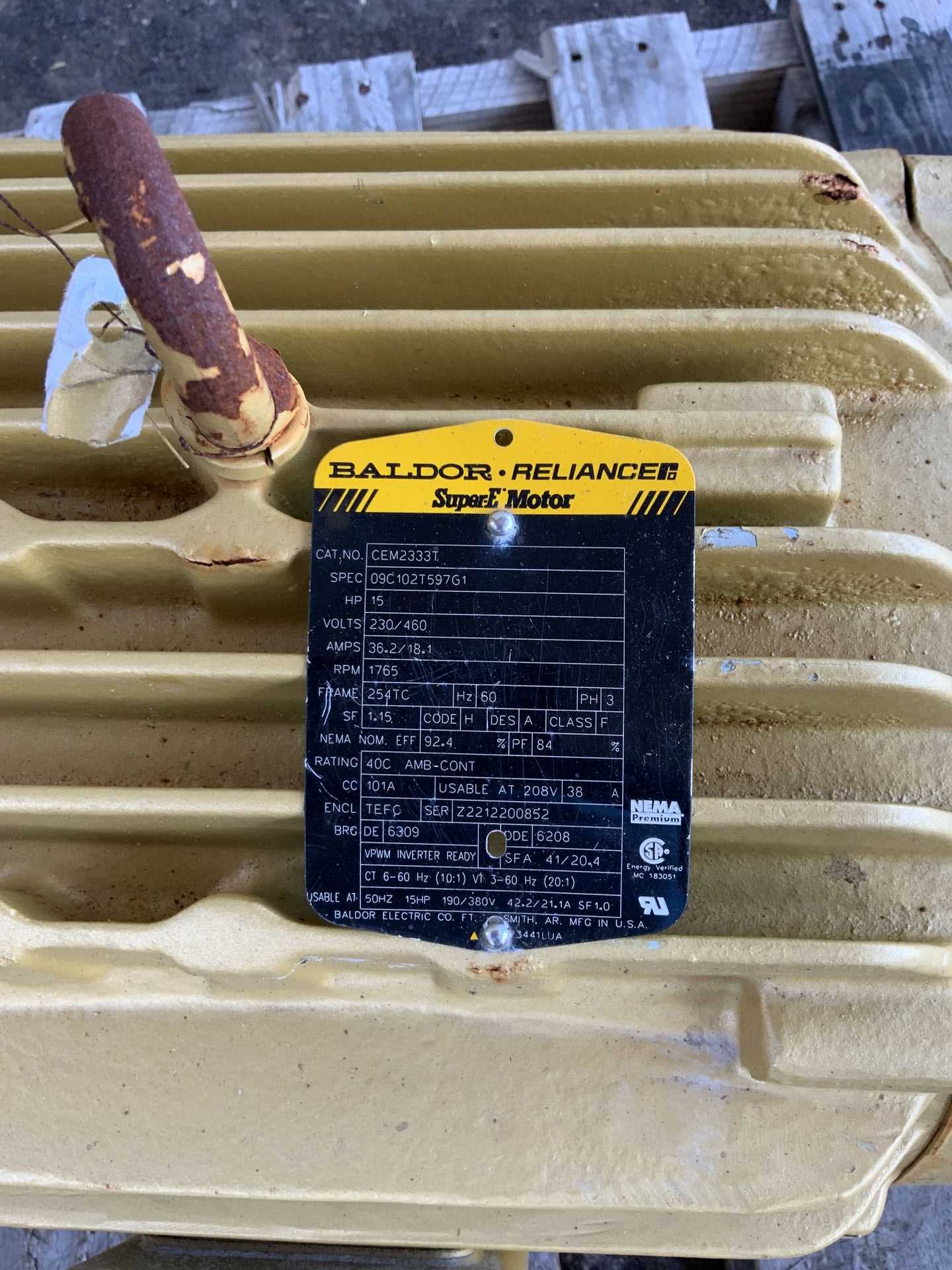 BALDOR CEM2333T ELECTRIC MOTOR - ELECTRIC MOTORS