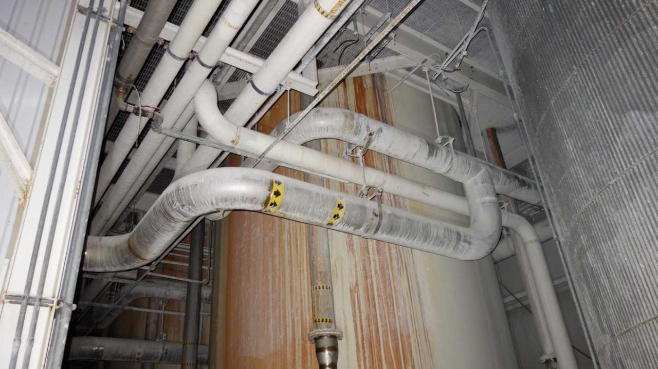 ALL STAINLESS STEEL PIPES IN MIXING TANK HOUSE - PROCESS EQUIPMENT