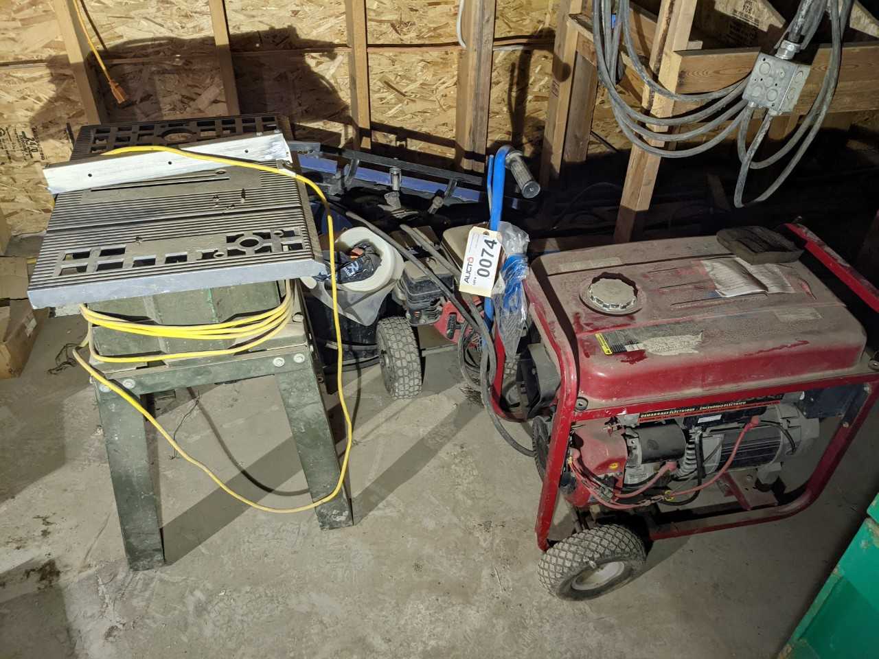 Lot of 3 Plant support equipment condition unknown. See description. - PLANT & FACILITY