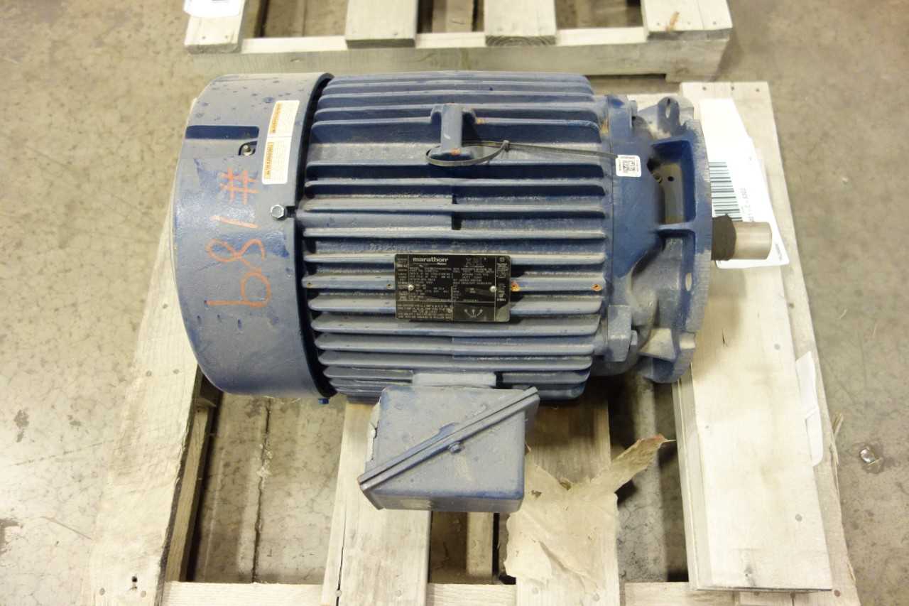 LOT OF 2 MARATHON ELECTRIC XRI HIGH EFFICIENCY MOTORS - ELECTRIC MOTORS
