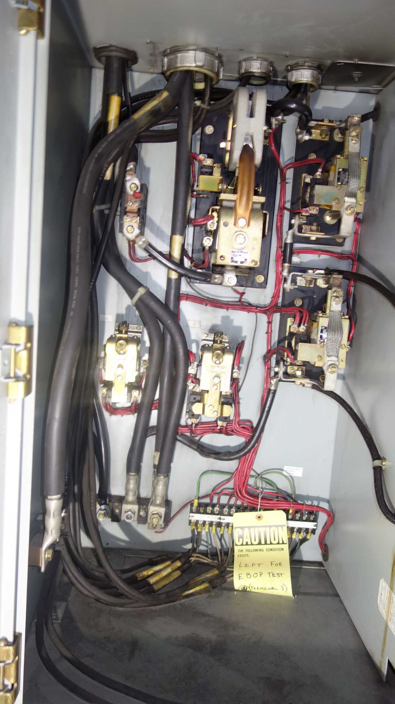 GENERAL ELECTRIC 417X538 IC2800 DC CONTACTOR PANEL - CONTACTORS