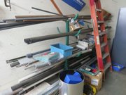 Rack on wheels and contents in picture except ladder - MISCELLANEOUS