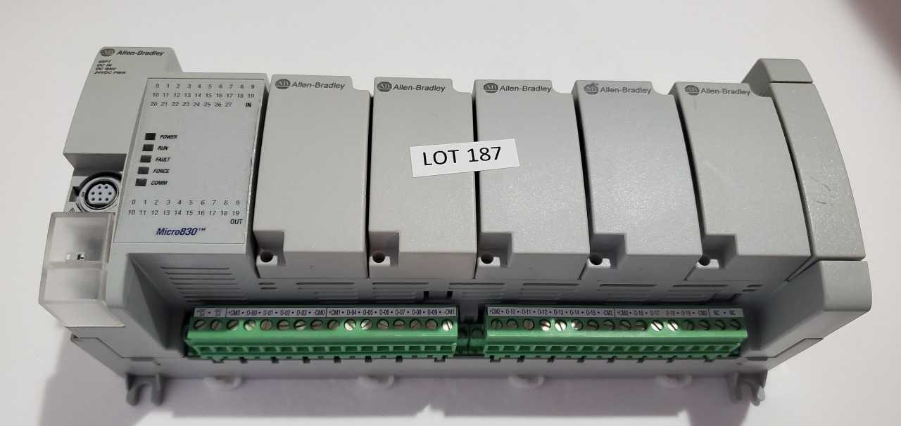 Allen Bradley Micro 830 2080-LC30-48QBB PLC - AUTOMATION & CONTROLS