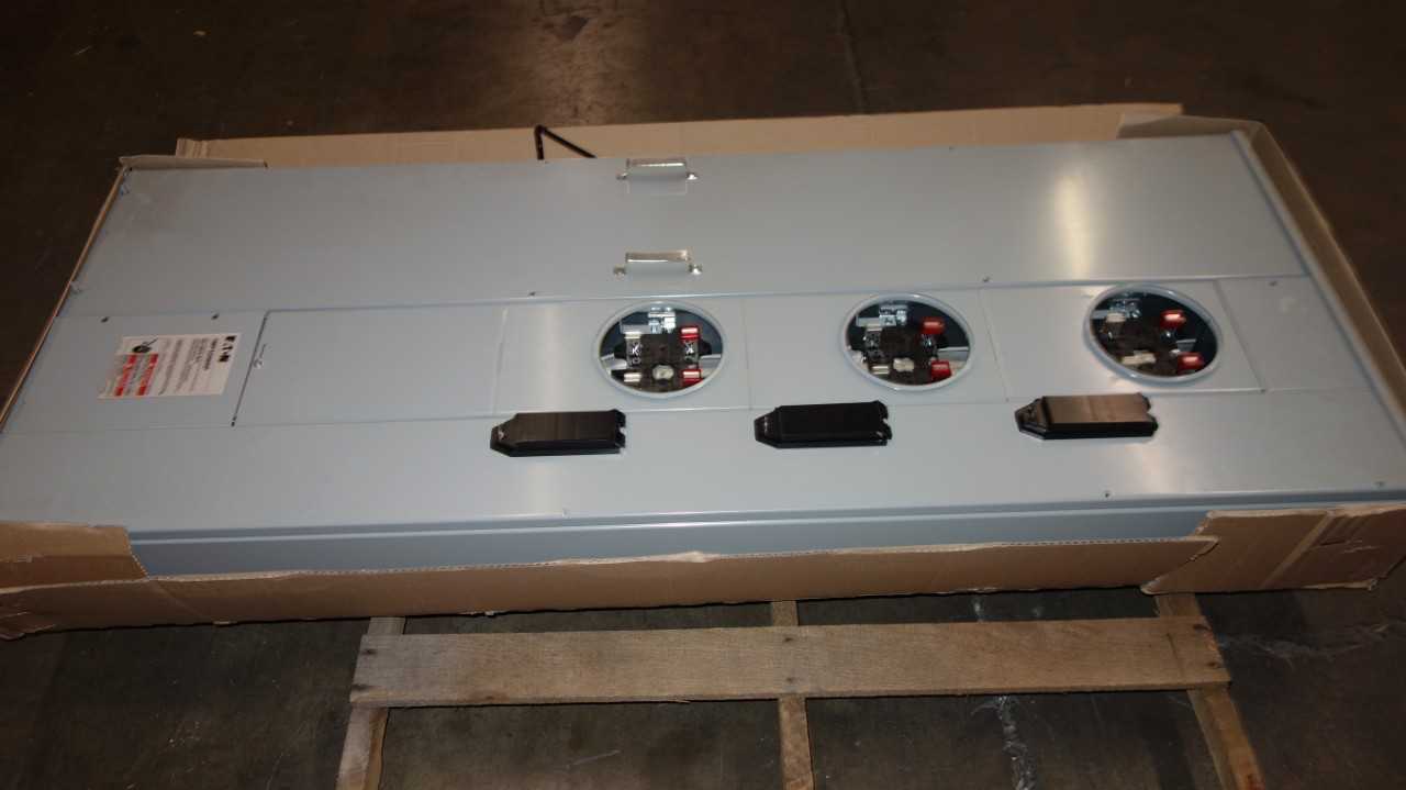 EATON 1MP3506RP 600A 120/240V-AC SOCKET METER PANEL - ELECTRICAL COMPONENTS