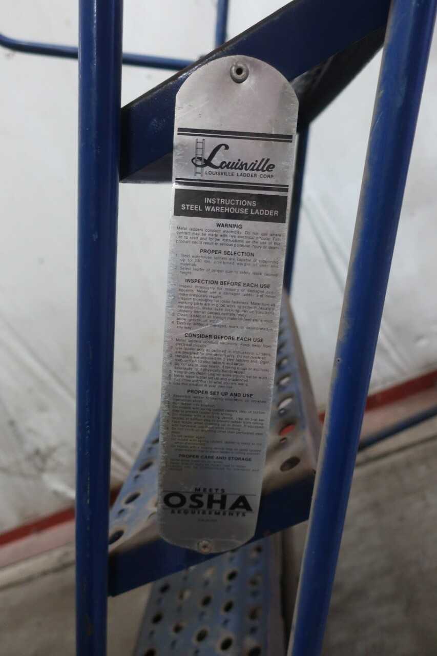 LOUISVILLE ROLLING WAREHOUSE LADDER - MATERIAL HANDLING