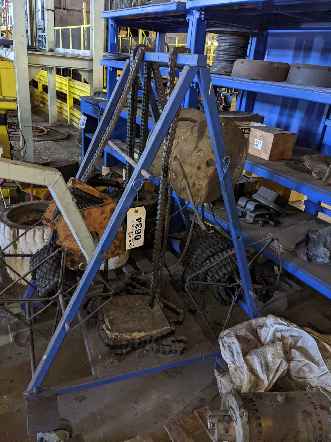 ROLLING A-FRAME WITH REPLACEMENT ROLLER CHAIN - ROLLER CHAIN