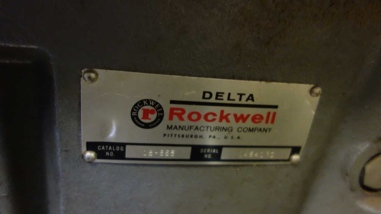 DELTA ROCKWELL 15-665 QUADRUPLE 15IN DRILL PRESS WORK TABLE STATION, 6 SPEED - UPRIGHT DRILL PRESSES