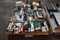 2 PALLETS OF ASSORTED ELECTRICAL MODULES, CIRCUIT BOARDS, TRANSFORMERS, COMMUNICATION INTERFACE, CONTROLLERS, ISOLATORS - OMRON, ALLEN BRADLEY, SANYO - ELECTRICAL COMPONENTS