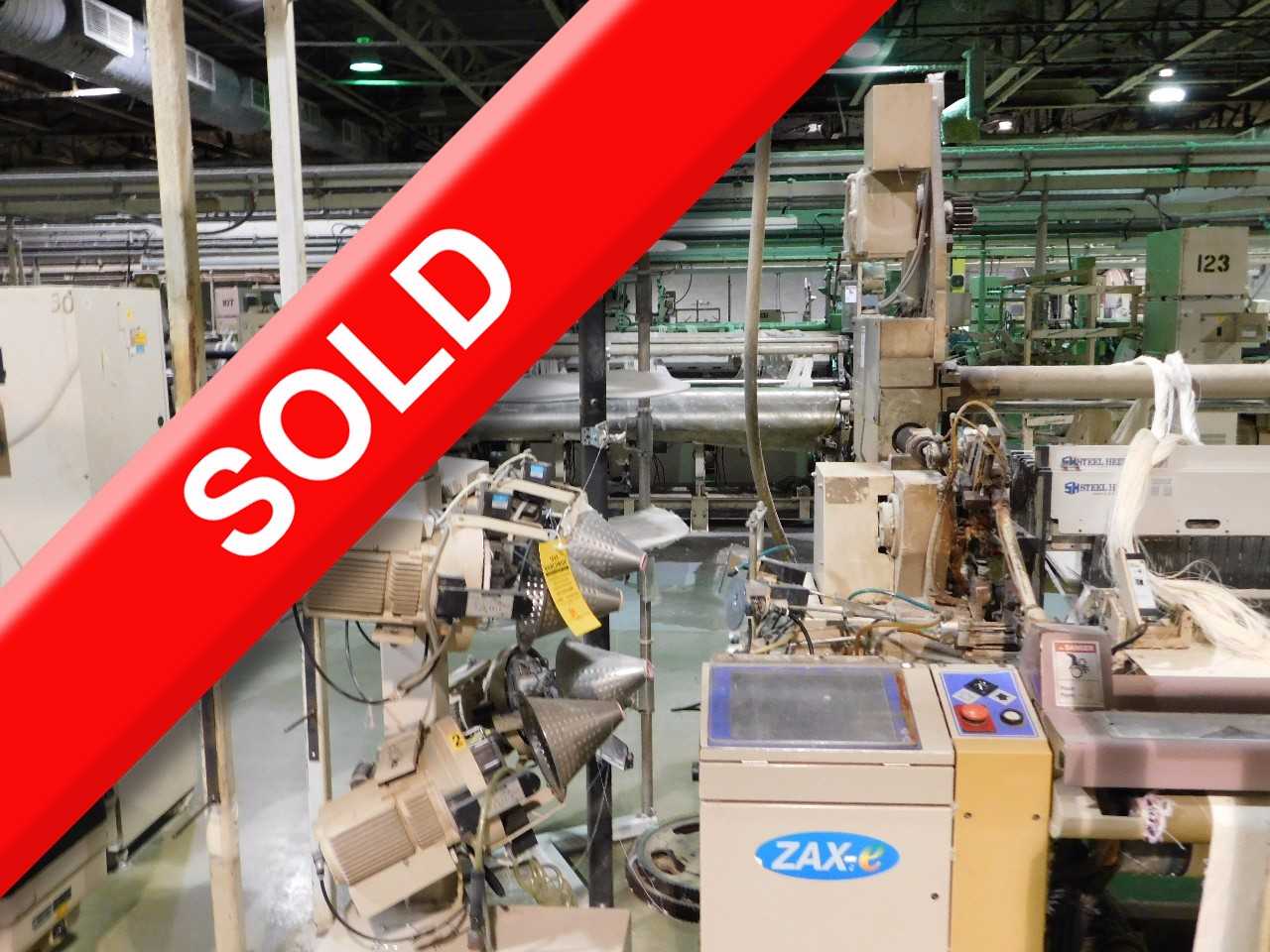 2003 Tsudakoma 280 cm ZAX Air Jet Looms - PROCESS EQUIPMENT 2003 Tsudakoma 280 cm ZAX Air Jet Looms - PROCESS EQUIPMENT