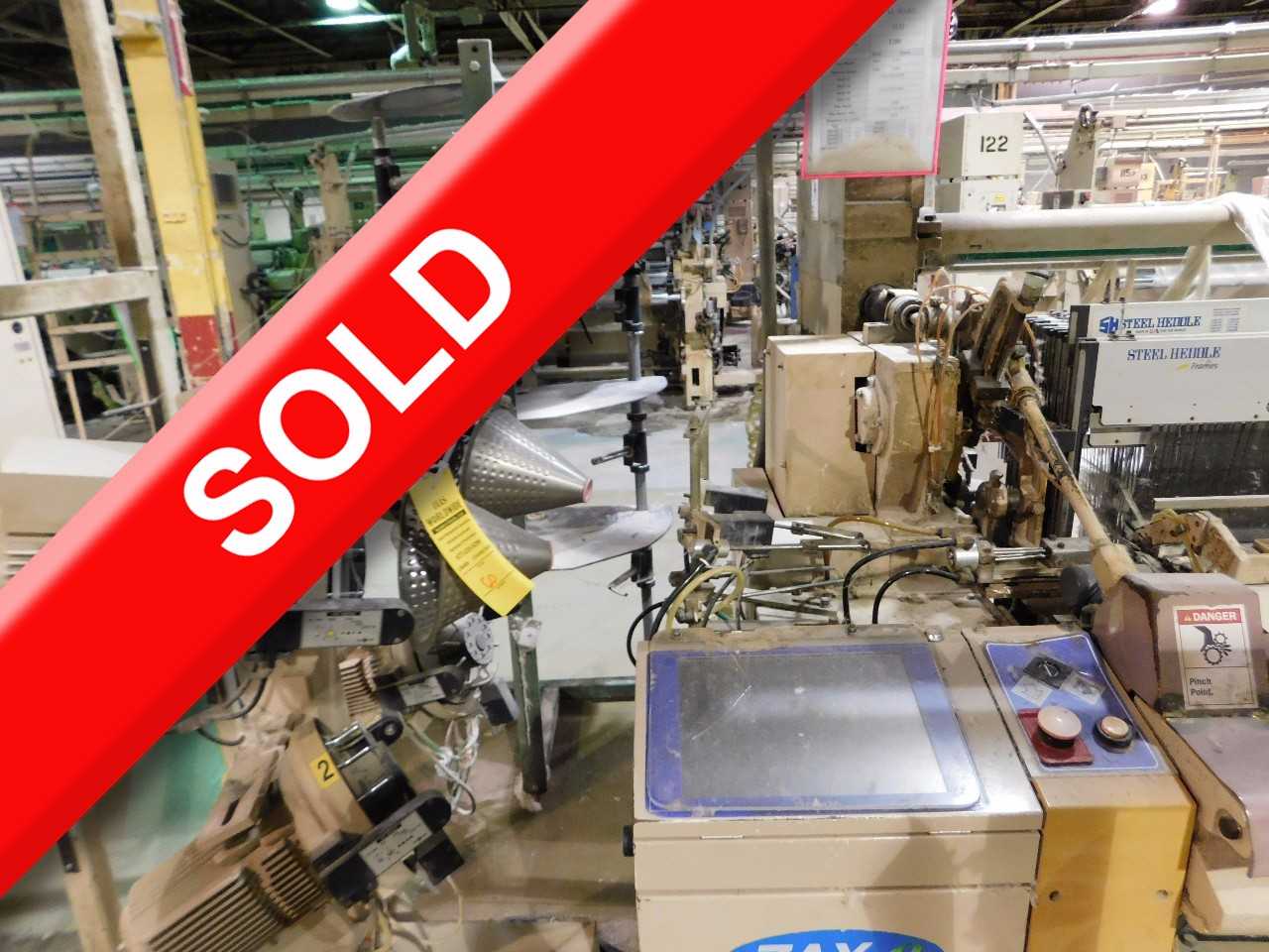 2003 Tsudakoma 280 cm ZAX Air Jet Looms - PROCESS EQUIPMENT 2003 Tsudakoma 280 cm ZAX Air Jet Looms - PROCESS EQUIPMENT