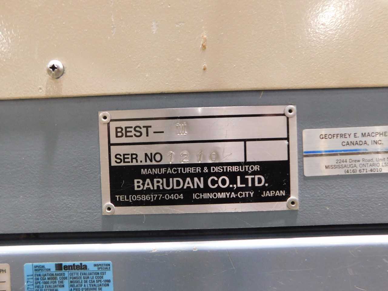 Barudan "Best III" Towell Hemming Machines - PROCESS EQUIPMENT