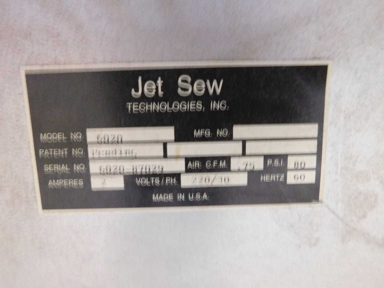 Jet Sew Mod 6020 - PROCESS EQUIPMENT